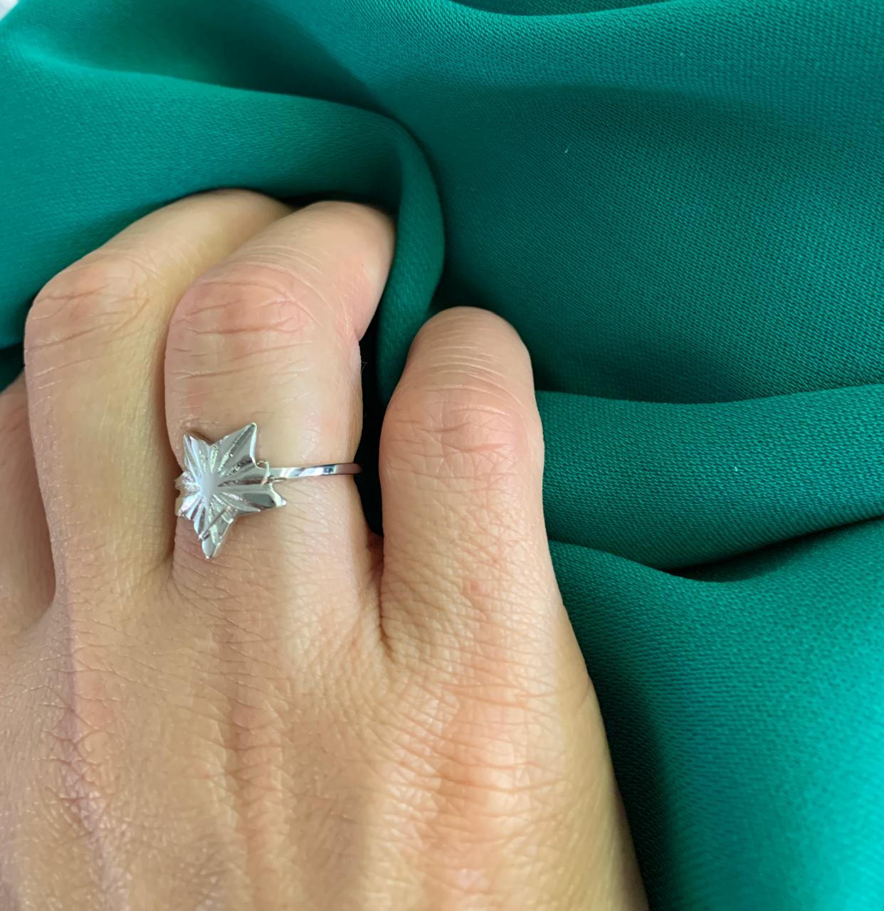 ANEL ESTRELA RODIO BRANCO