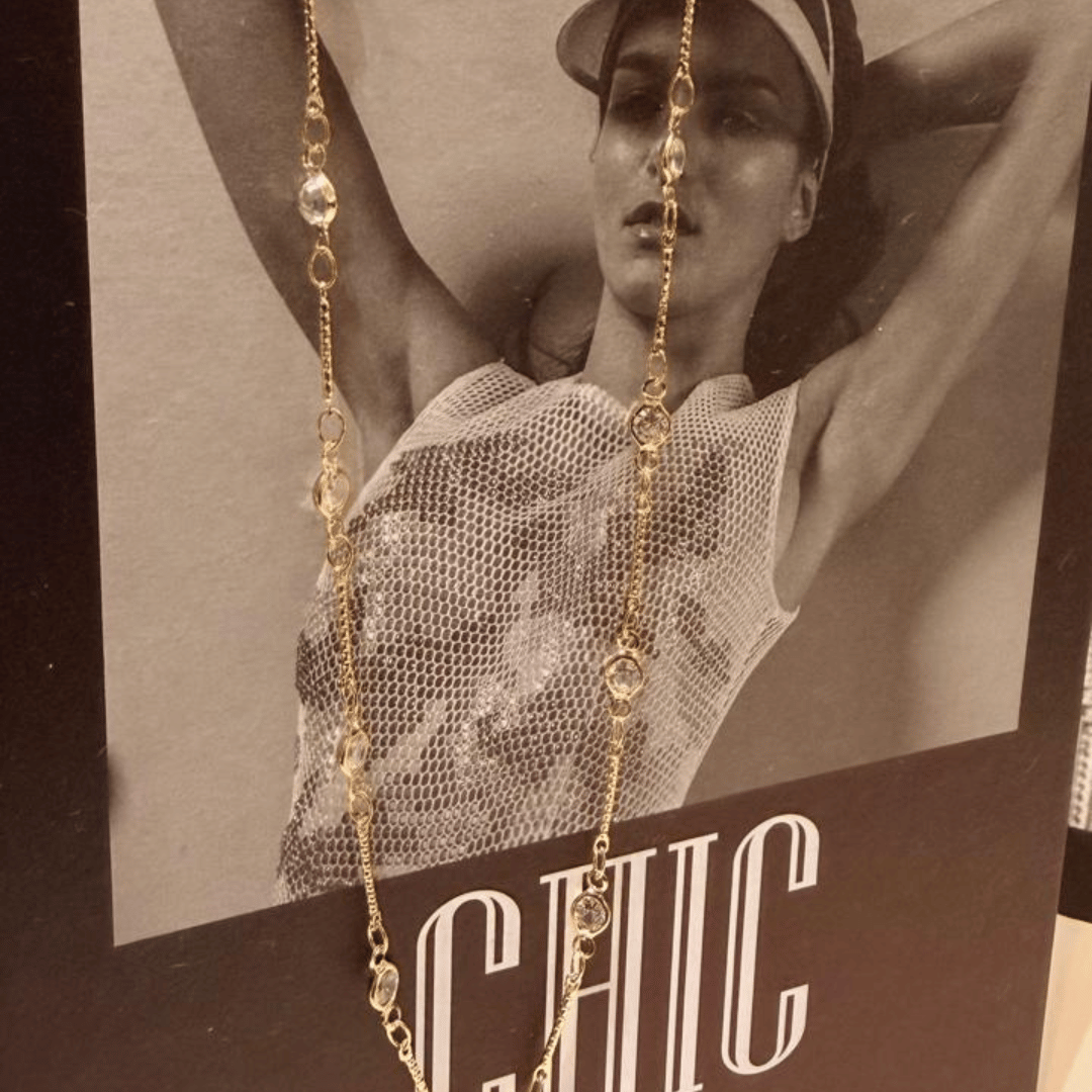 Colar ponto de luz 80cm