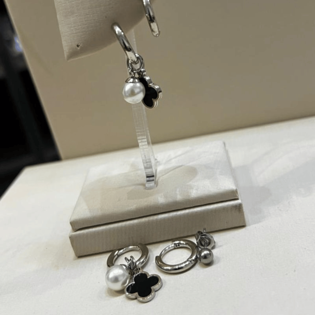 Trio de Argolas - Aço Inox Dourado