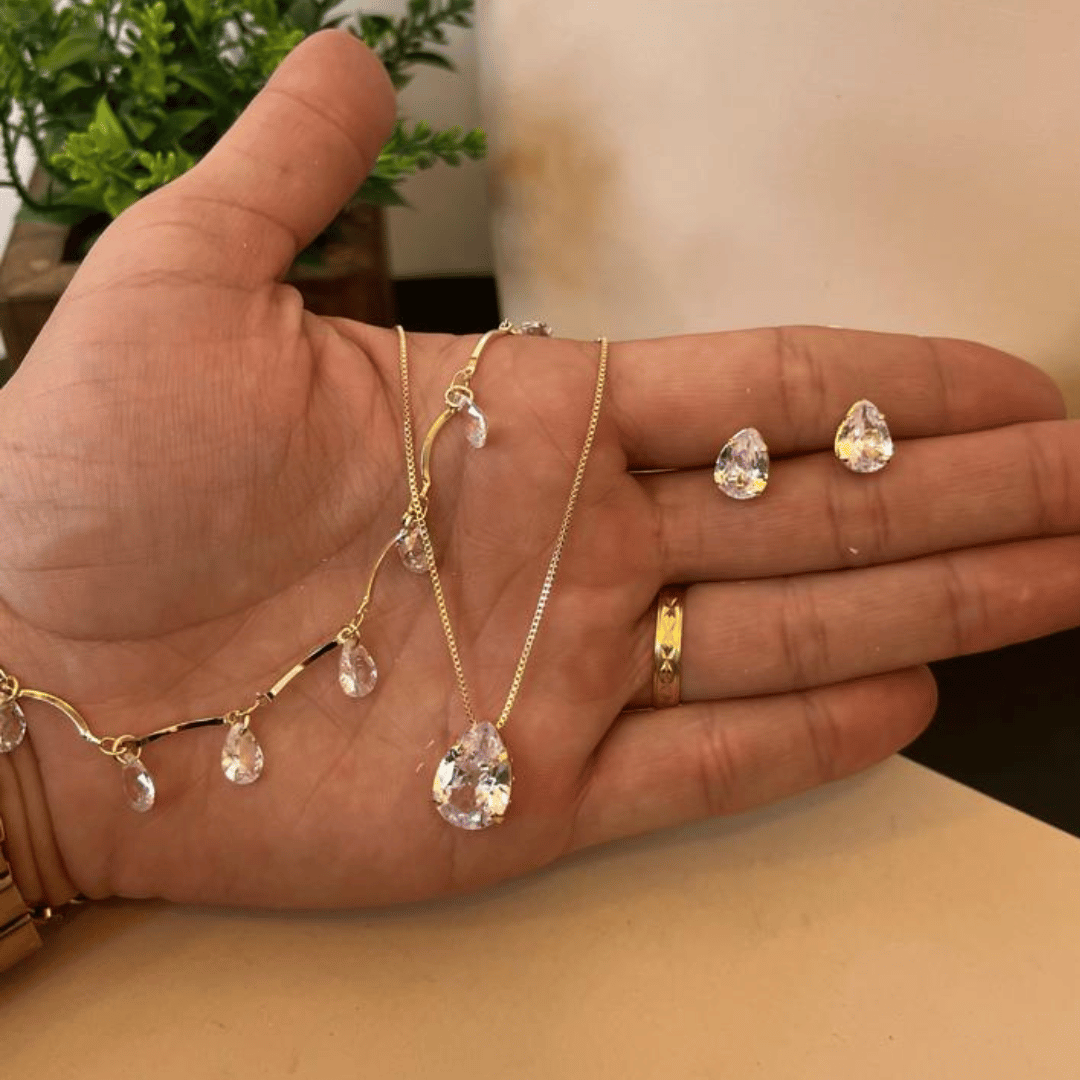 Conjunto Corrente dupla ponto de luz