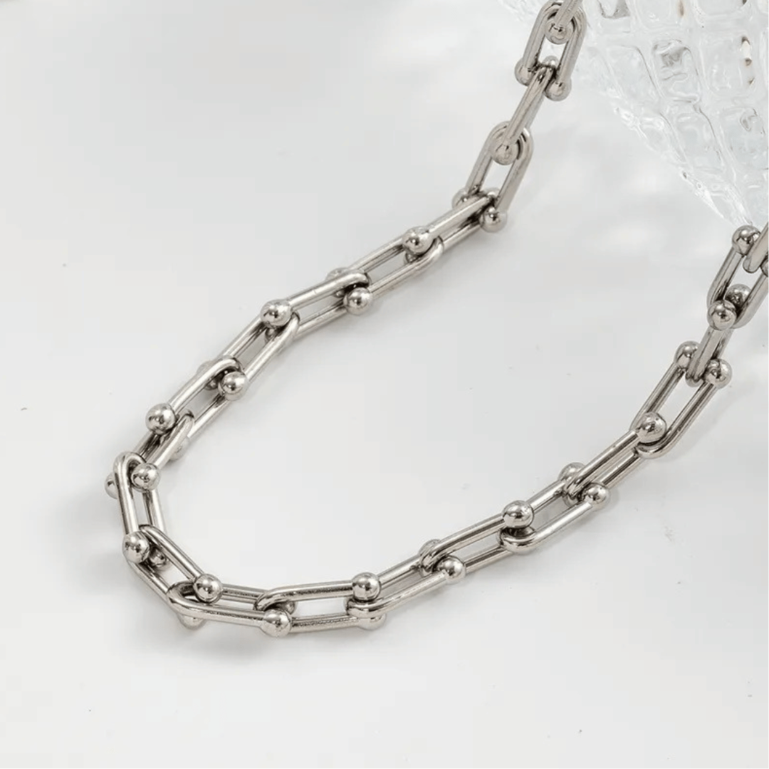 Choker cartier cadeado - Aço com banho de Ouro