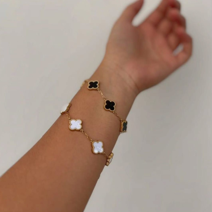 Pulseira Trevo Inspiração - Preta