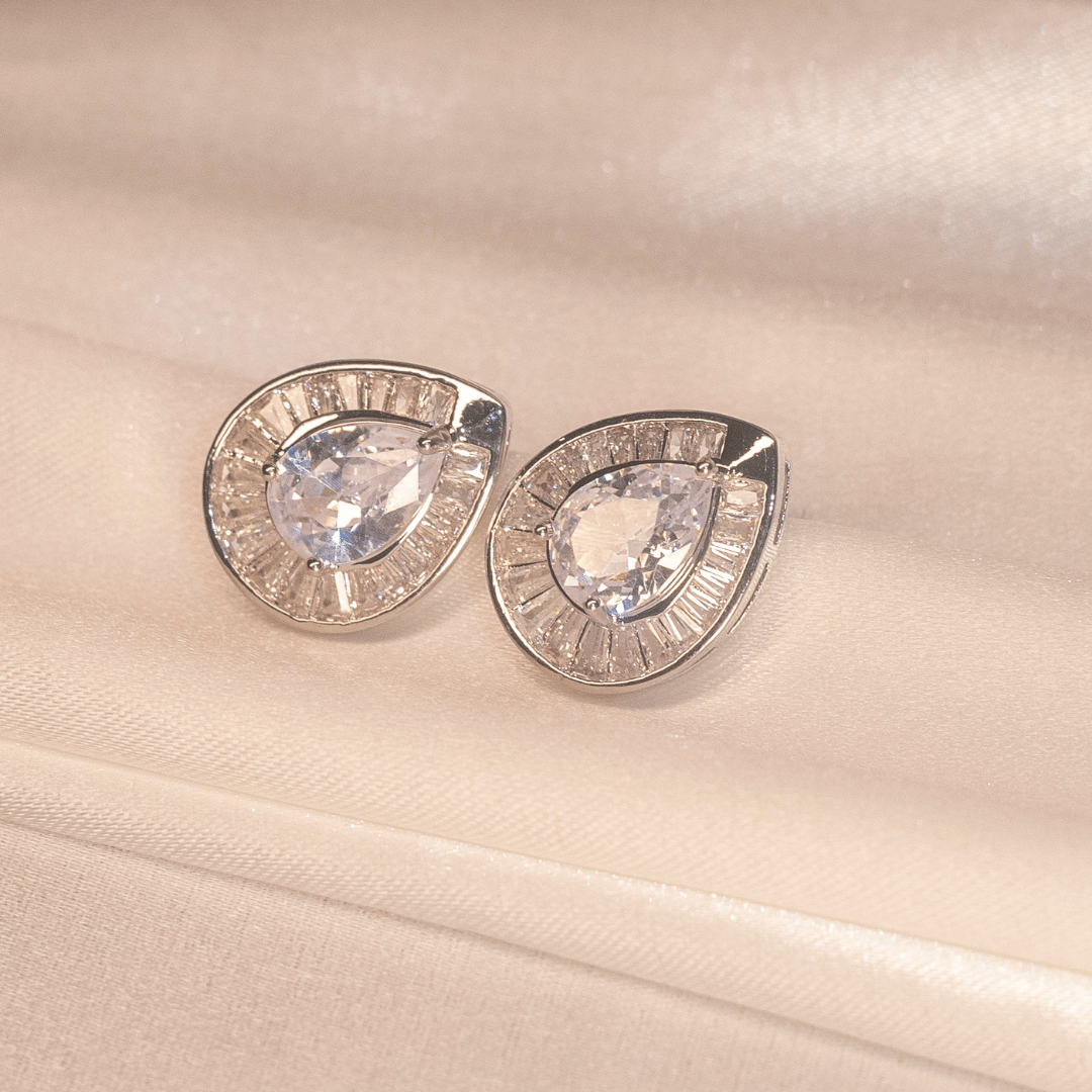 Brinco de Gota Baguetes em volta