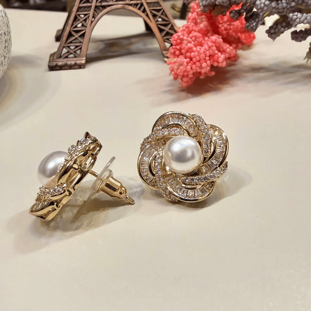 Brinco Cravejado Pérola