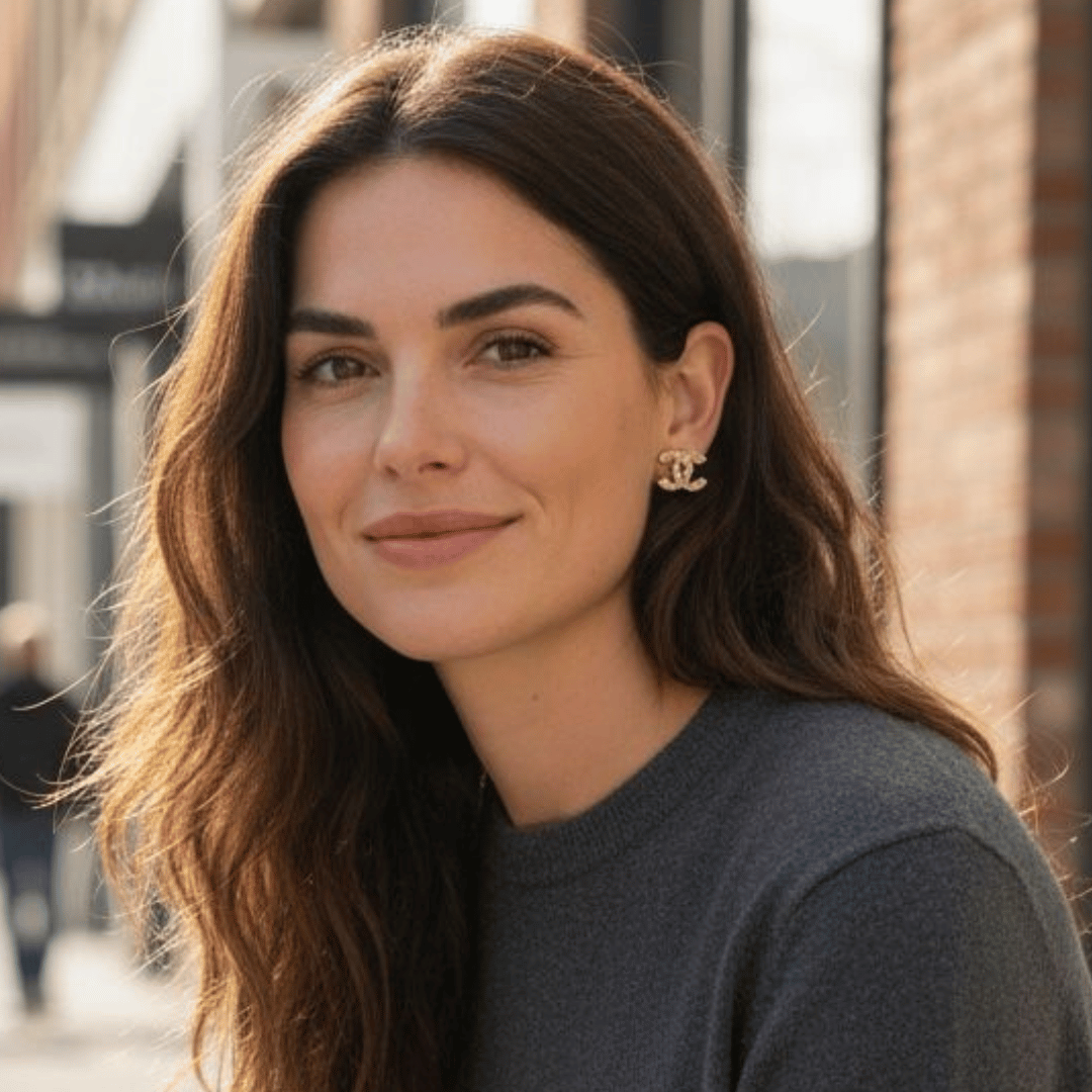 Brinco Inspiração Cravejado - Banhado a Ouro