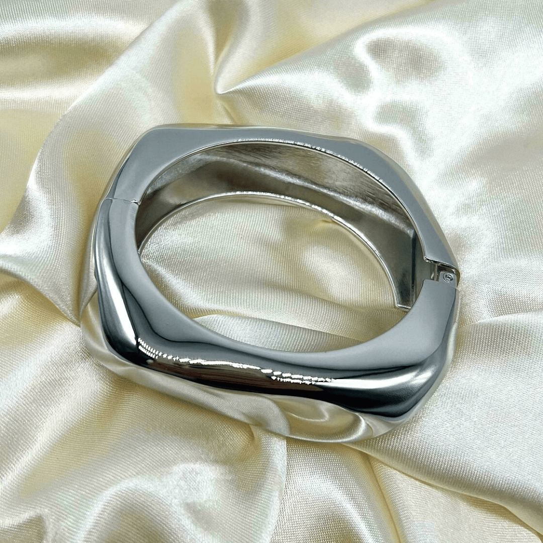 Bracelete Quadrado Pontas - Banho de Ouro