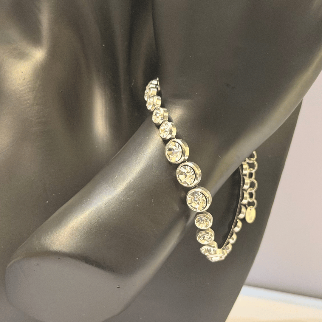 Pulseira Riviera Esferas - Aço com Banho