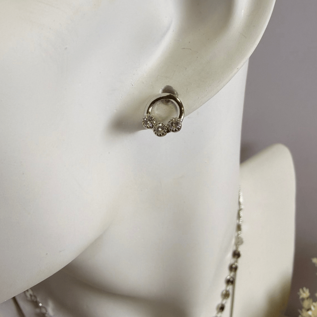 Conjunto Choker e veneziana Pingente Raquete - Banho de Rodio