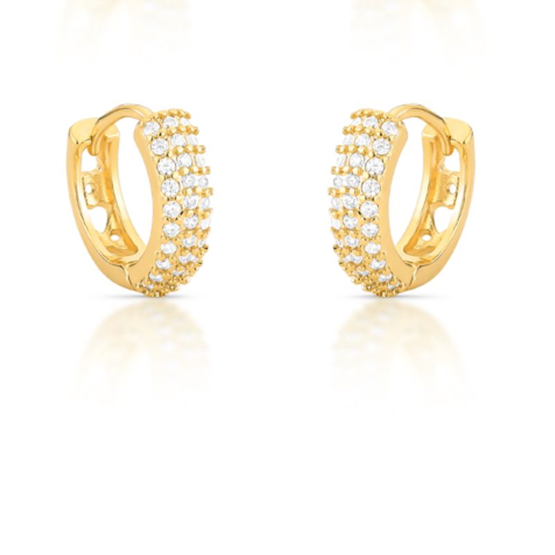 ARGOLA ZIRCONIA 3 FILEIRAS