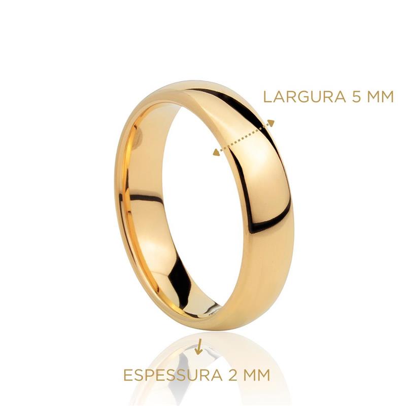 ALIANÇA 5MM TRADICIONAL