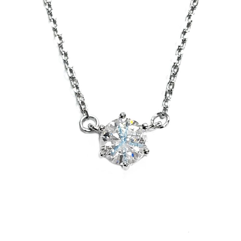 GARGANTILHA MOISSANITE PRATA