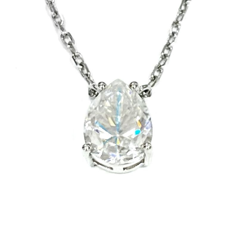 GARGANTILHA MOISSANITE GOTA M PRATA