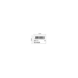 Especifico para Impressora térmica com utilização de Ribbon - Etiqueta para Semijoias Retangular - 3,3cm x 2,1cm - SEM PICOTE  - Foto 1